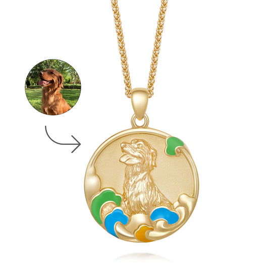 Custom Dog Relief Pendant - Personalized Pet Keepsake Necklace