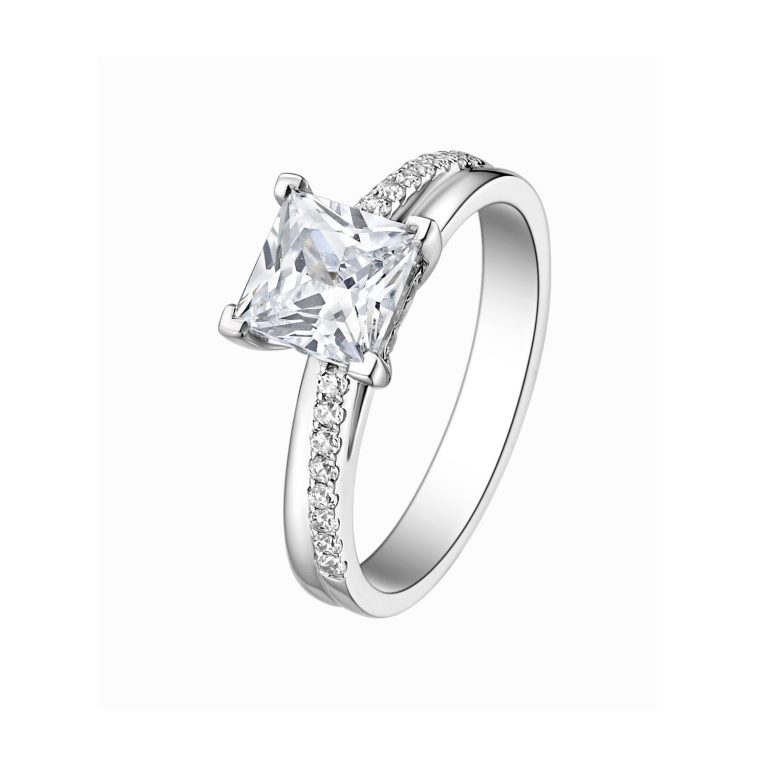 Princess Pavé Solitaire
